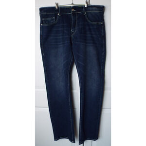 TRUE RELIGION Jeans Mens 38x34 Dark Blue Ricky Relaxed Straight Leg NWT